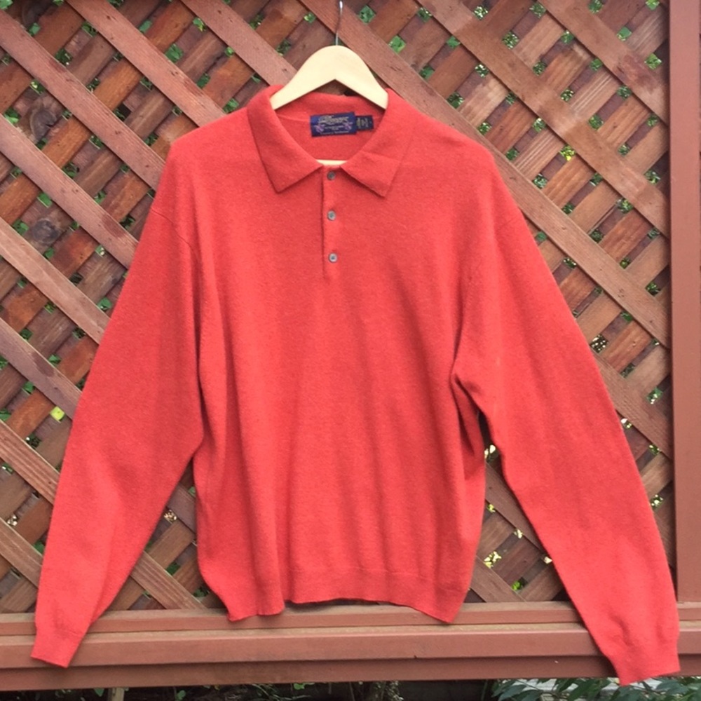 Men’s Doogan Donegal luxury cashmere sweater.